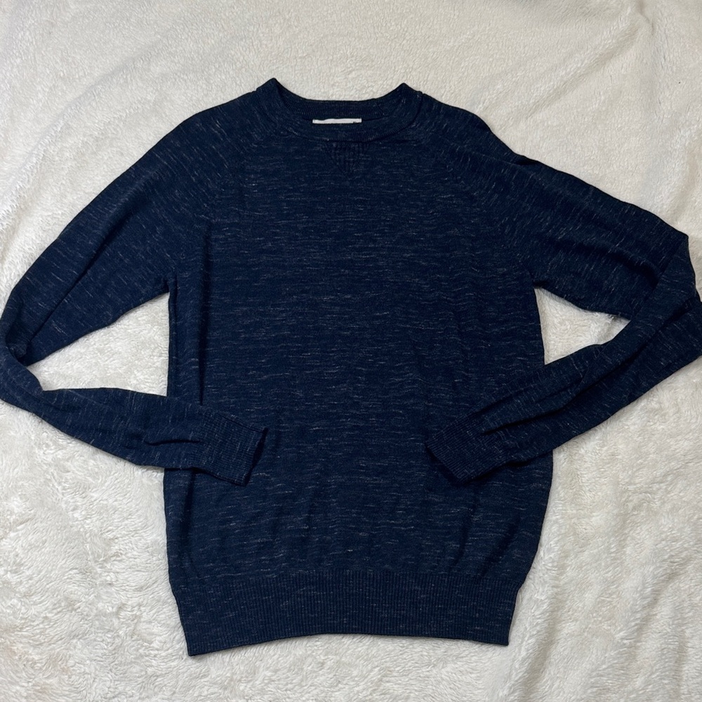 Men's Mutual Weave Navy Sweater